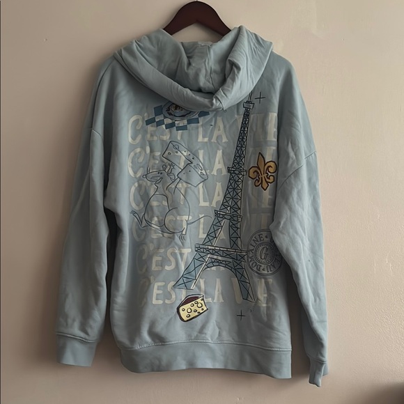 Disney Ratatouille Zip-Up Hoodie Unisex - Light Blue - Picture 2 of 2
